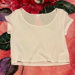 Cute white crop top